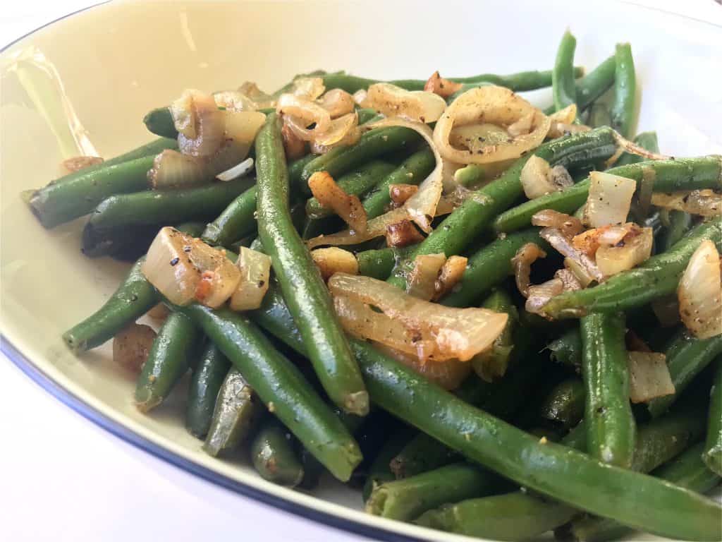 Green Beans with Sauteed Onions