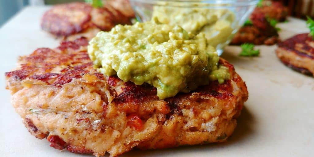 For a quick bite on the go, these salmon burgers are perfect enough to eat on their own. However, when dressed with the guacamole, the flavors will explode in your mouth. Perfect for night that calls for an easy quick dinner. Savory Thoughts | Salmon Burger with Guacamole. #salmonburger #salmonpatties #patties #salmoncakes #guacamole #homemade #easyrecipe #easyrecipesalmonburger #easysalmonburger #easysalmonpatty #healthy These salmon burgers are perfect enough to eat on their own. However, when dressed with the guacamole, the flavors will explode in your mouth. Perfect for night that calls for an easy quick dinner. Savory Thoughts | Salmon Burger with Guacamole. #salmonburger #salmonpatties #patties #salmoncakes #guacamole #homemade #easyrecipe #easyrecipesalmonburger #easysalmonburger #easysalmonpatty
