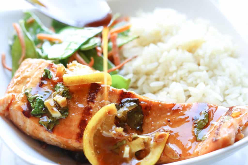 Honey Garlic Salmon Recipe How To Make Honey Garlic Salmon