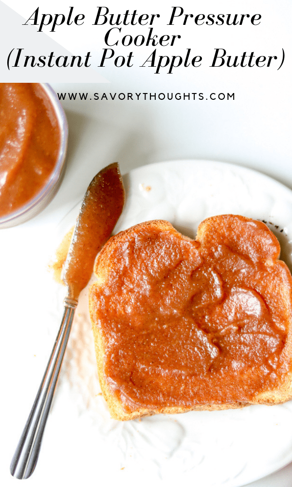 Quick and easy apple butter pressure cooker is so delicious and does not need to be cooked all day. Perfect for any day of the week! Apple Butter Pressure Cooker (Instant Pot Apple Butter) 