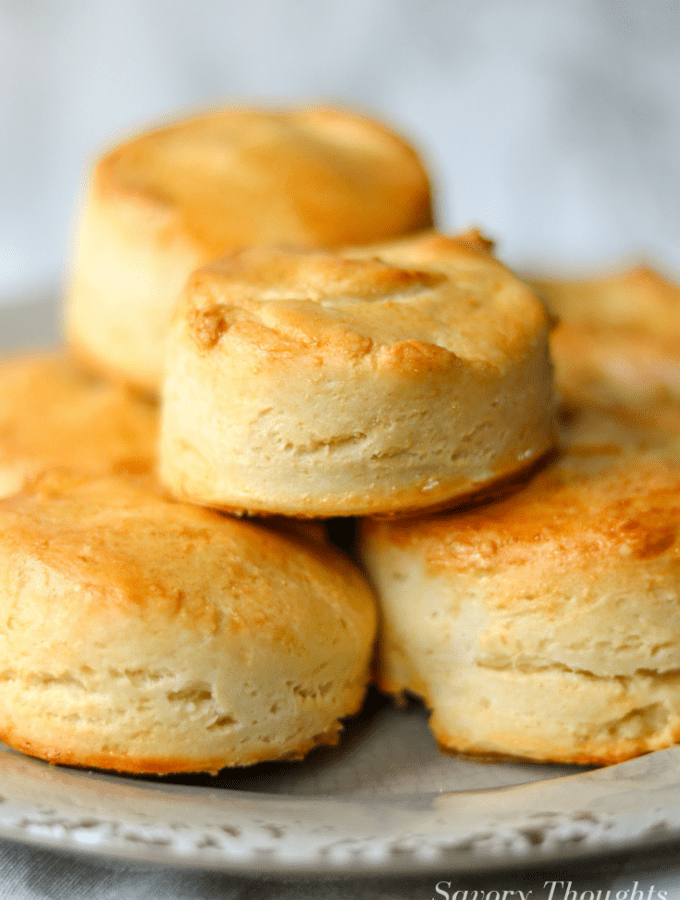How to make gluten-free biscuits - Gluten-free biscuits made completely from scratch, buttery, soft, and gluten-free. This recipe is made with all butter and no xanthan gum!