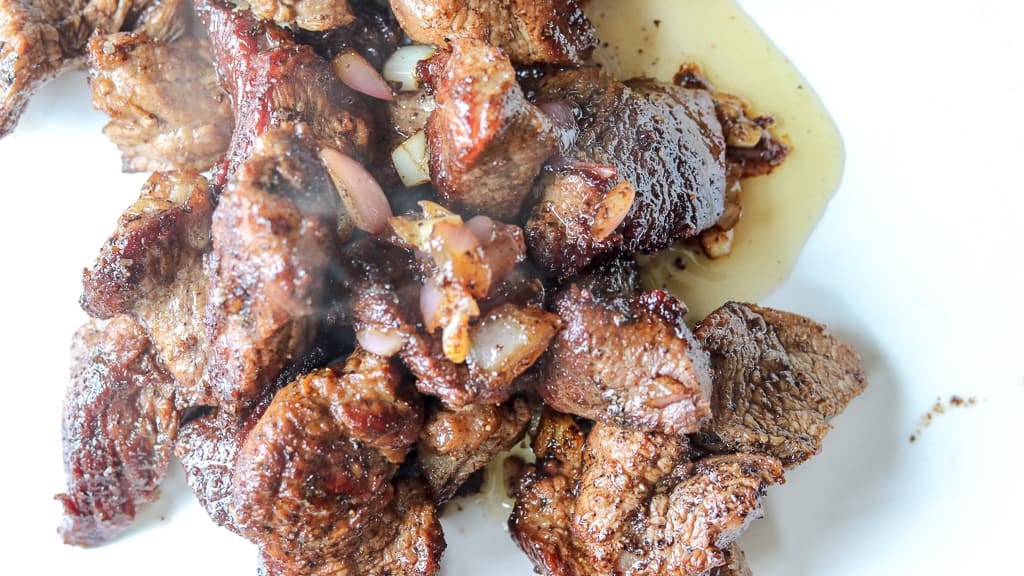 Savory Thoughts - Haitian Tasso (Steak Bites, Fried Beef Tips, Beef Bites) Savory Thoughts - Haitian Tasso (Steak Bites, Fried Beef Tips, Beef Bites). Haitian Tasso is famous in Haiti. In other parts of the world they are called steak bites, fried beef tips, or beef bites. I call them mouthwatering! Not to mention they are gluten-free!