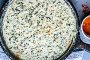 Easy Cheesy Creamed Spinach Recipe loaded with cream cheese. Prepared in just 20 minutes! This easy, low carb, creamed spinach recipe is made with a few simple ingredients.