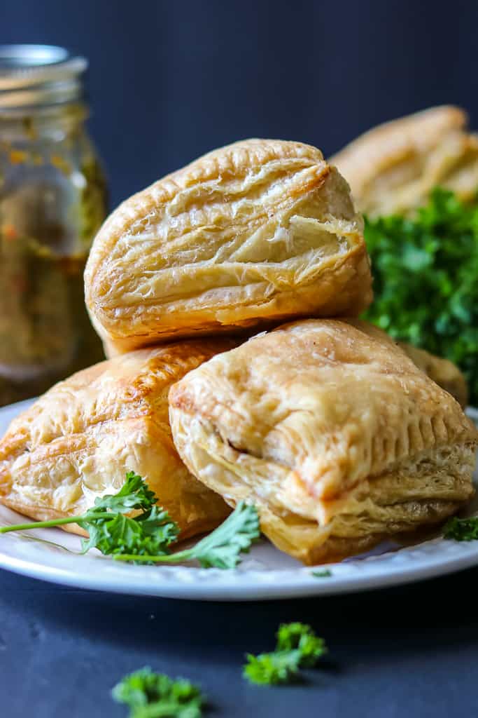 These Mouthwatering Haitian Patties are made with flaky pastry and are filled with a highly seasoned beef filling.