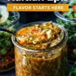 Haitian Epis Recipe Pinterest Pin - Savory Thoughts