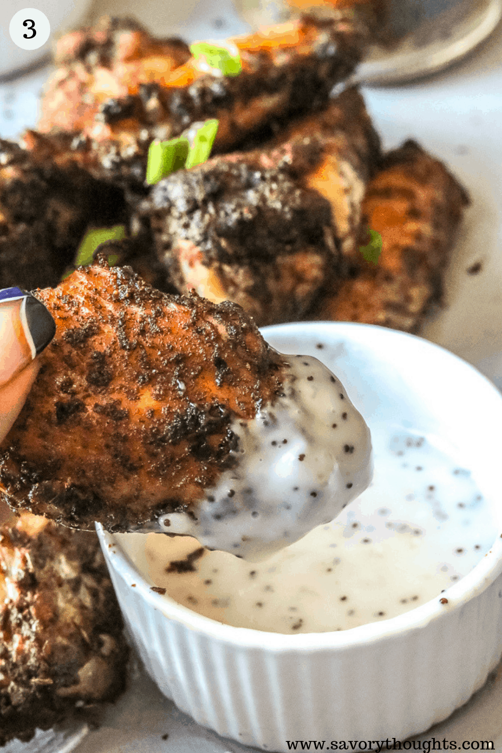 Jamaican Jerk Chicken Wings – flavorful, ridiculously delicious, and easy to make right in your kitchen. No need to travel to the local Caribbean store to get these wings. These wings are full of spice and extremely addictive. #Jamaicanjerkwings #spicywings #jerkwings #jamaicanrecipe #homemadeseasoning #jerkseasoning