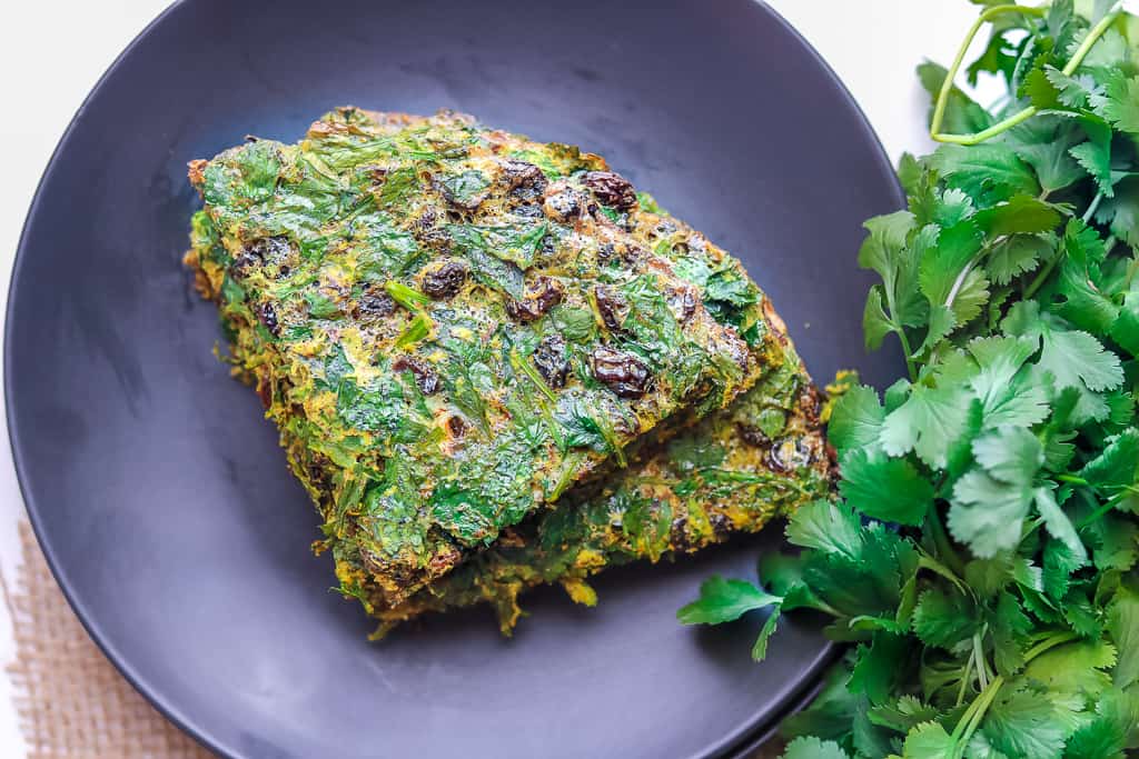 Kuku Sabzi Persian Herb Frittata Savory Thoughts