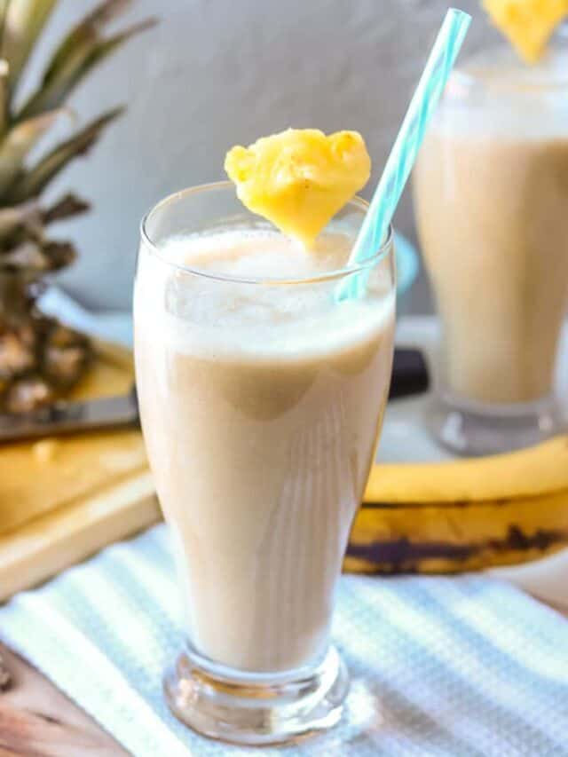 Healthy Pineapple Banana Smoothie