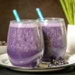 This Healthy Blueberry Smoothie With Almond Milk makes an easy breakfast or snack for adults and children.