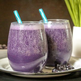This Healthy Blueberry Smoothie With Almond Milk makes an easy breakfast or snack for adults and children.
