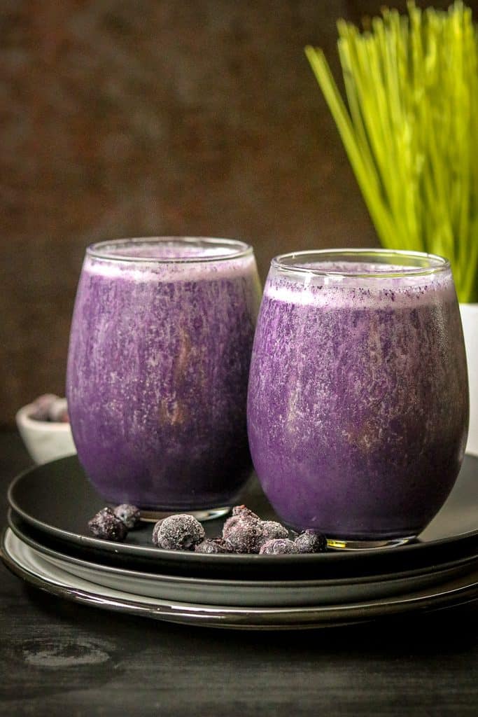 Healthy Blueberry Smoothie With Almond Milk Smoothie Recipe