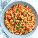 Easy Instant Pot Chili Mac And Cheese. Perfectly combine two of your favorite comfort foods in ONE POT to create the ultimate cheesy ONE POT MEAL. It is a hearty, quick, delicious, and comforting recipe for chili mac and cheese lovers.