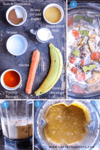 plantain porridge step by step photos