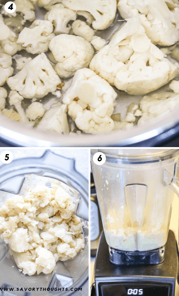 Mashed Cauliflower Instant Pot Savory Thoughts