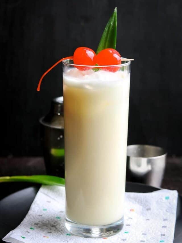 Homemade Pina Colada Mocktail