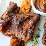 Instant Pot Beef Back Ribs are the most succulent fall-off-the-bone ribs. With this recipe, we bring a small taste of the Caribbean by coating it with a Homemade Mango BBQ Jerk Sauce. #instantpotbeefbackribs #howtocook #BBQbeefribs #pressurecookerribs