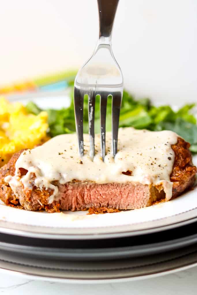 The Best Chicken Fried Steak With Gravy - Savory Thoughts