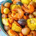 Low Country Shrimp Boil Pot Recipe – there’s nothing better to enjoy in the summer like good shrimp boil recipe. This Instant Pot low country boil recipe has summer and deliciousness written all over it! Definitely feeds a crowd. It is finger-licking-good and is filled with seafood flavor/seasoning from the old bay seasoning. #shrimpboilpot #lowcountryshrimpboil #seafoodboilpot #shrimpboilrecipe #lowcountryshrimpboil #oldbayseasoning #shrimpboilspices
