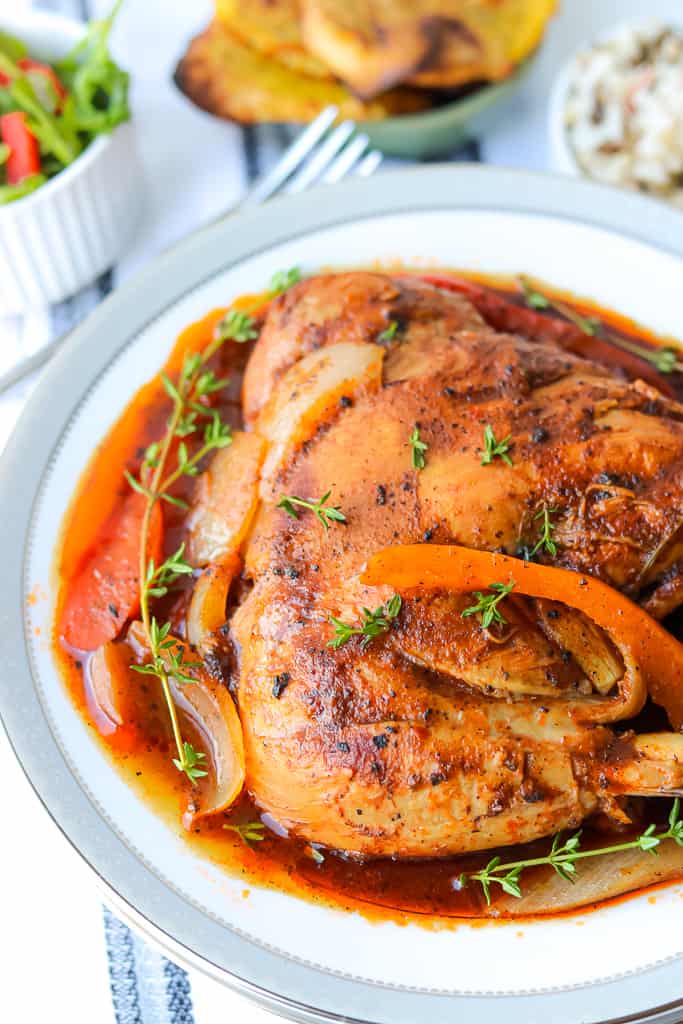 Poulet En Sauce - Authentic Haitian Chicken stew