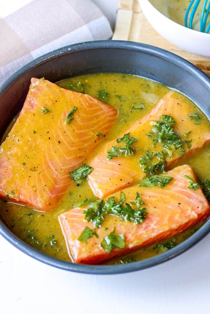 Honey Dijon Salmon Air Fryer Recipe Savory Thoughts