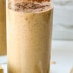 coffee smoothie in glass