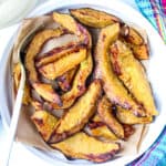 Air Fryer Roasted Acorn Squash Slices Recipe