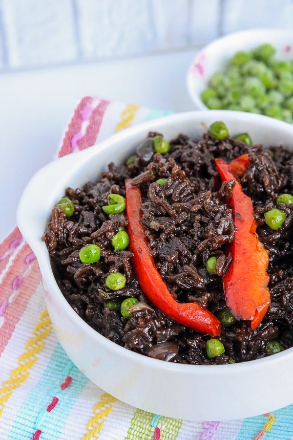 Haitian Black Rice (Diri Djon Djon & Video) Instant Pot Savory Thoughts