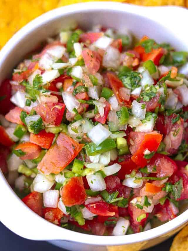 Homemade Pico de Gallo