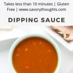 Thai Dipping Sauce Pinterest Pin