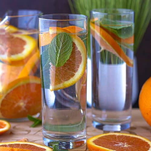 Super Delicious Orange Infused Water - Savory Thoughts