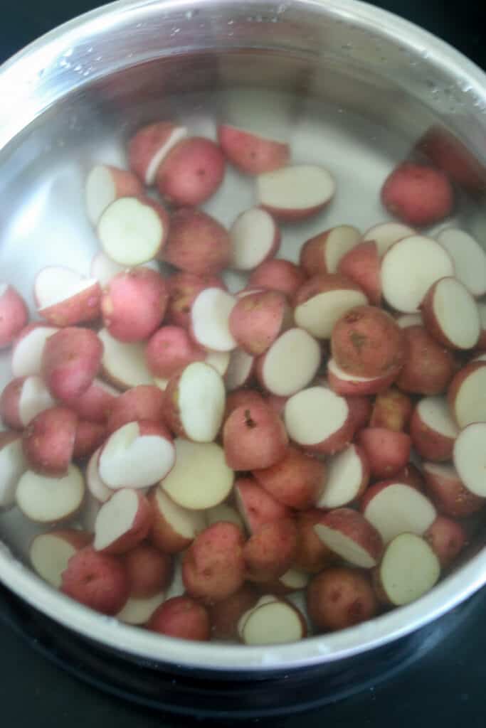 potatoes in water