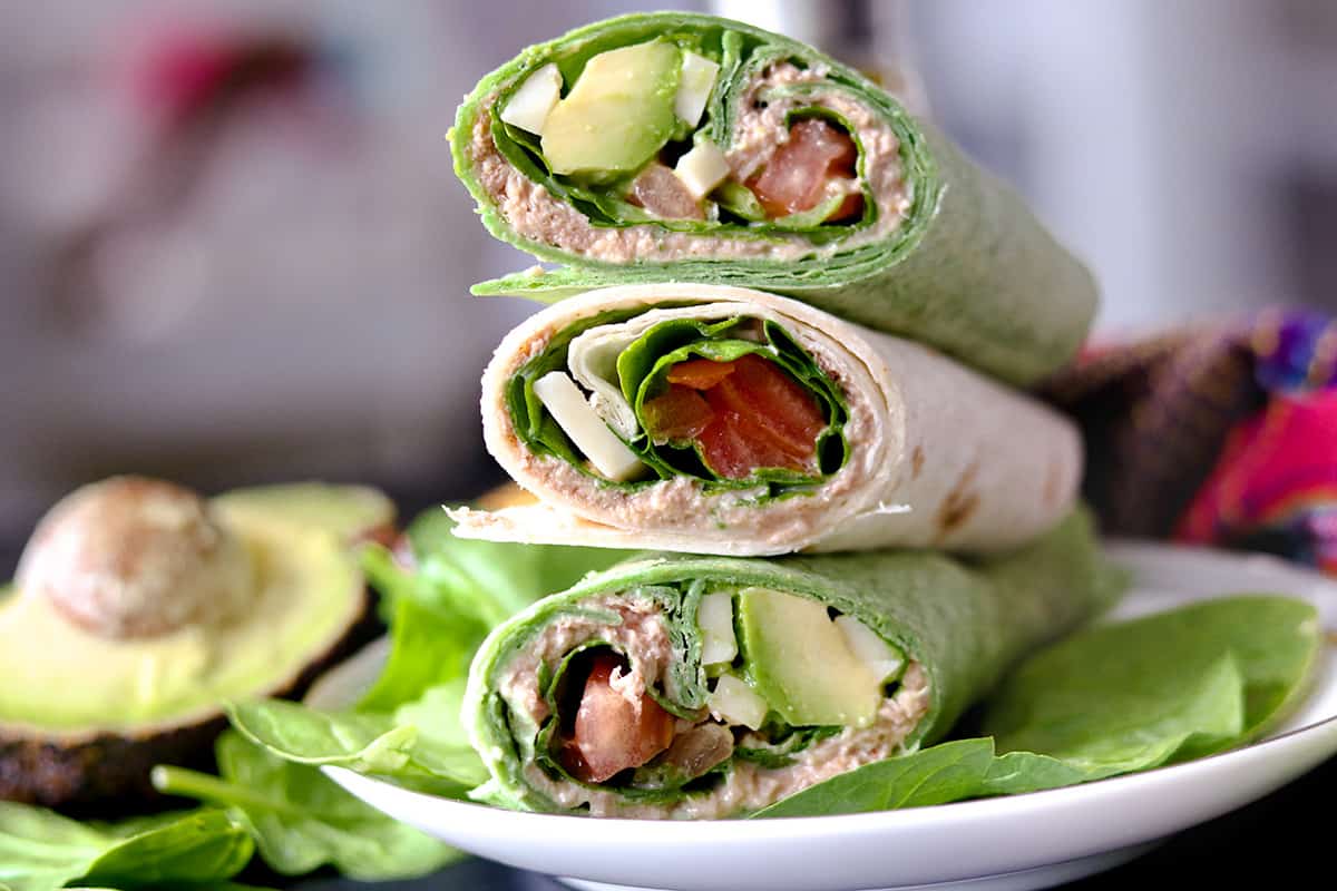 Amazing Quick & Easy Tuna Salad Wrap Recipe - Savory Thoughts