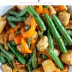 Green Beans Tofu Stir Fry Pinterest PIN