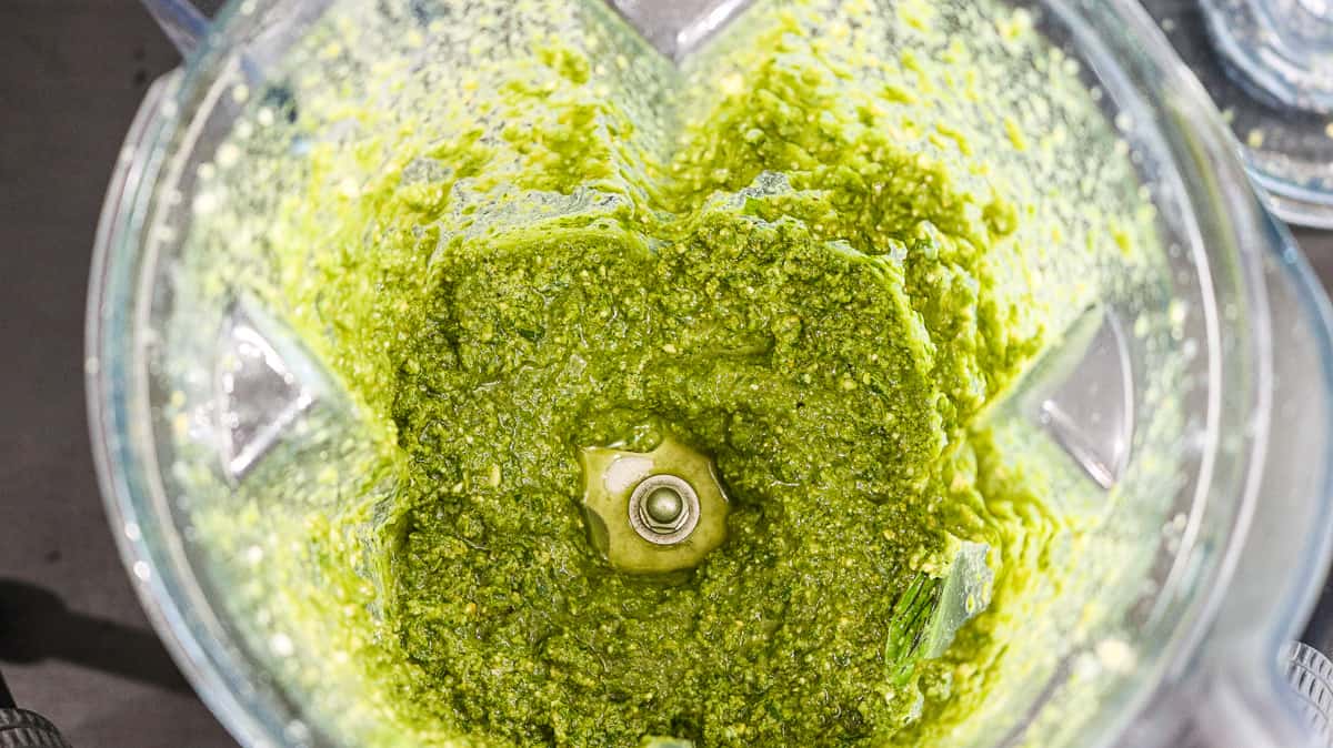 Pesto Sauce in blender