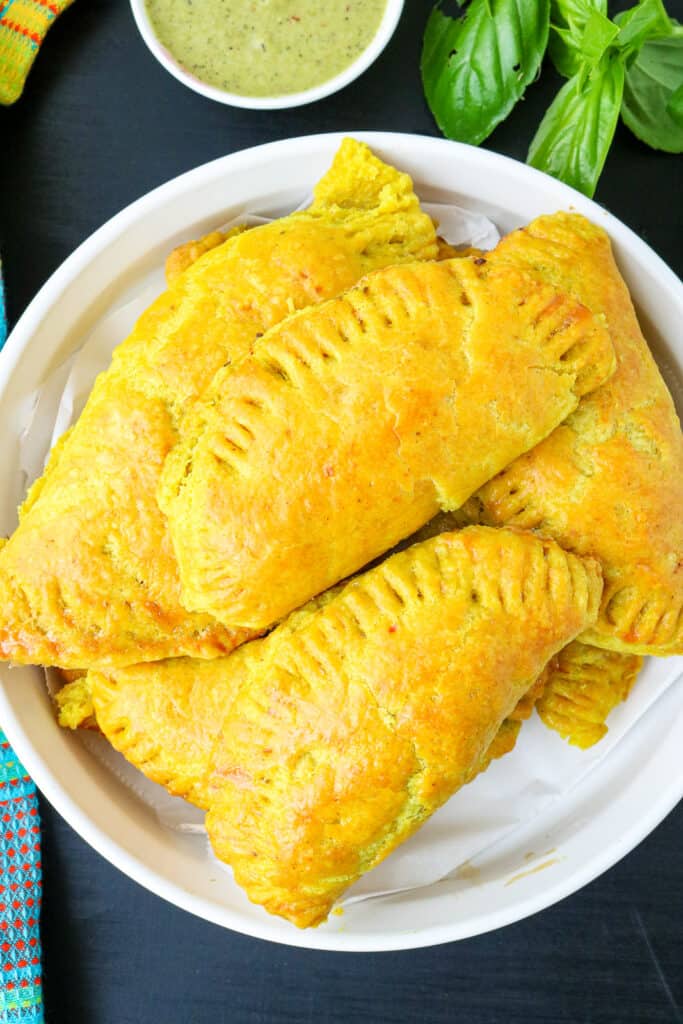 Patties in baking dish