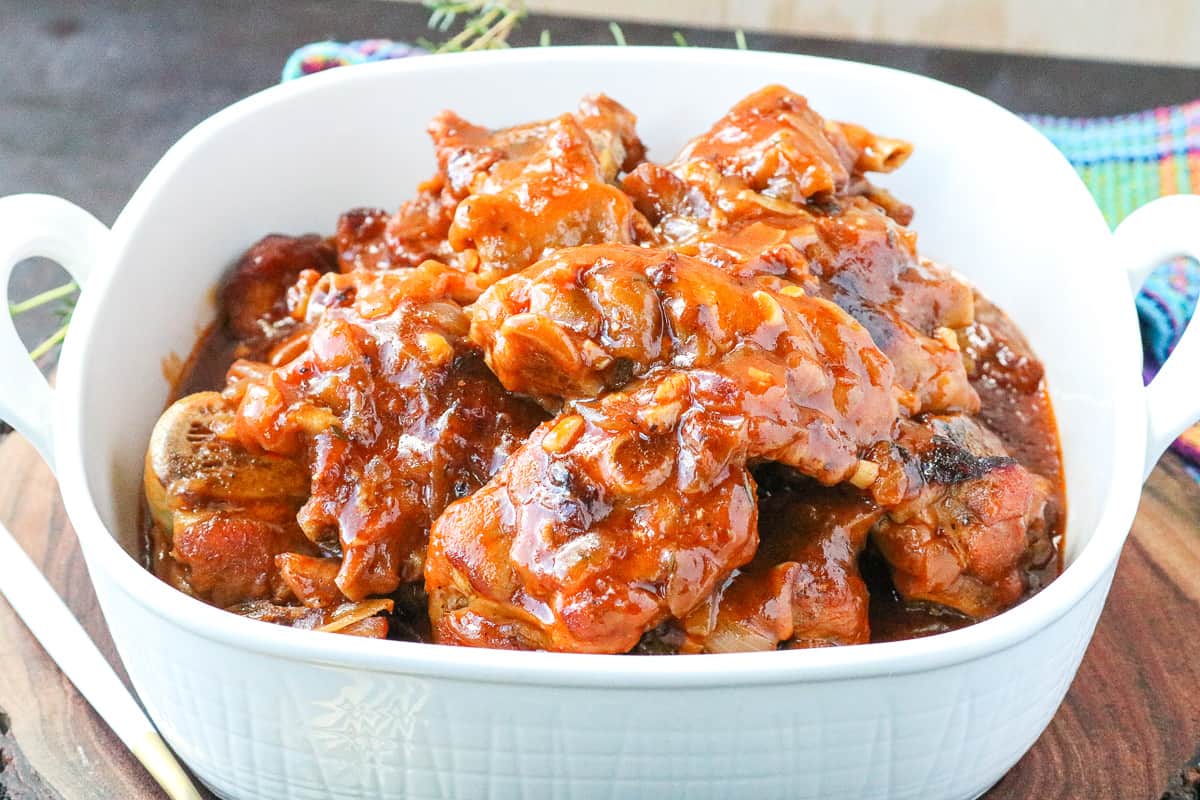 Smothered Turkey Wings. 