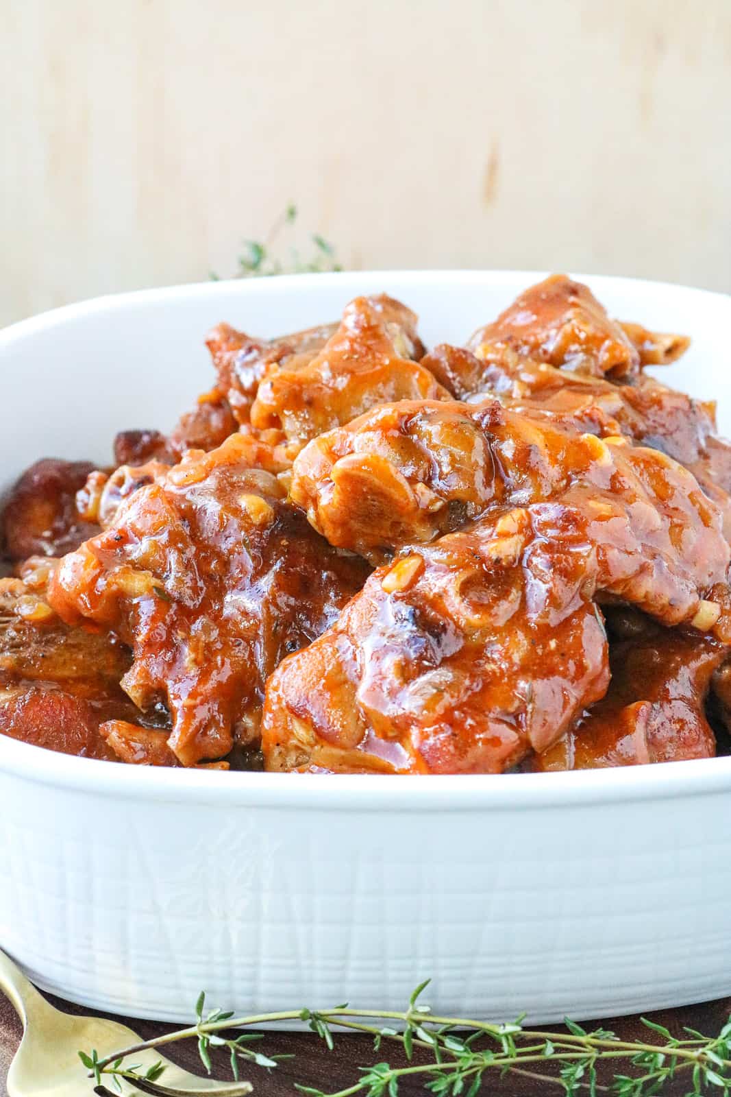 Smothered Turkey Wings Recipe - Savory Thoughts