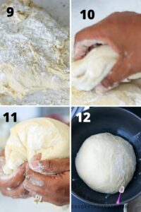 Step by step guide to making bread