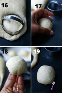 different ways to milk bun rolls dough