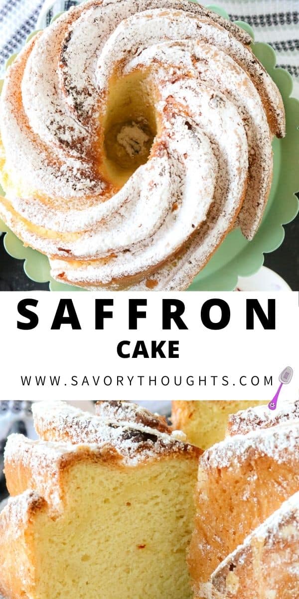 Saffron Cake Recipe With Extravagant Edge Savory Thoughts