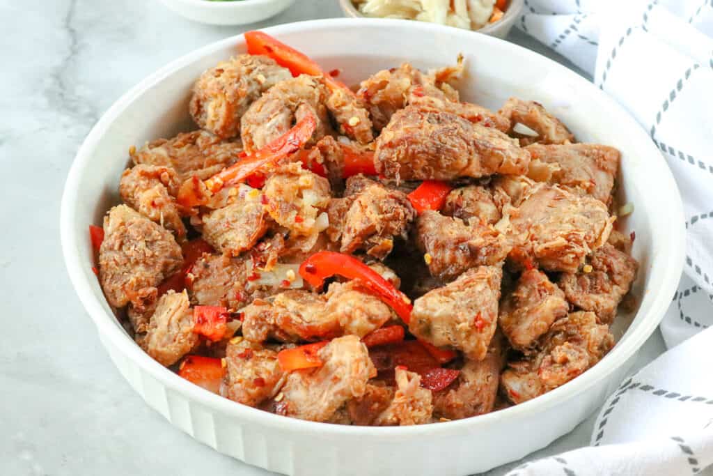 Haitian Griot - Fried Jackfruit (Vegan) - Savory Thoughts