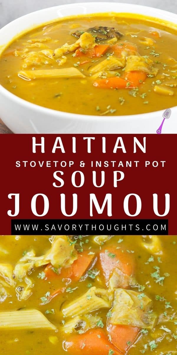 Soup Joumou (Haitian Squash Soup) / Instant Pot Version Savory Thoughts