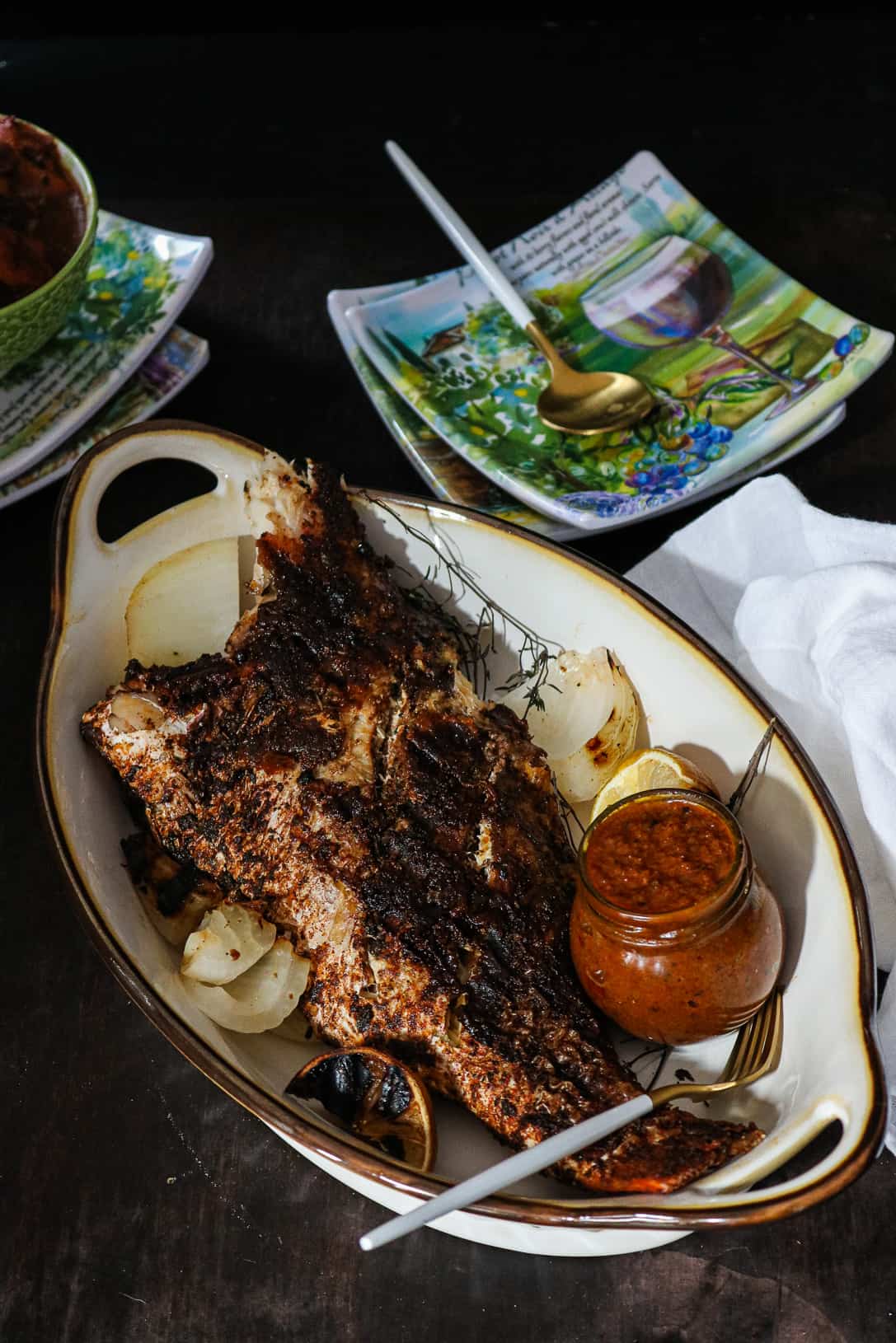 Grilled Whole Red Snapper Recipe - Savory Thoughts
