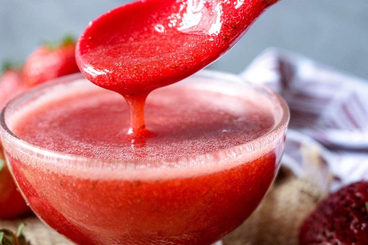 Fresh Strawberry Syrup Recipe Savory Thoughts