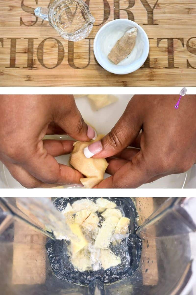 Ginger Juice Preparation with step by step photo