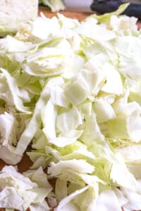 Shredded cabbage