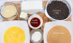 air fryer cheesecake ingredients