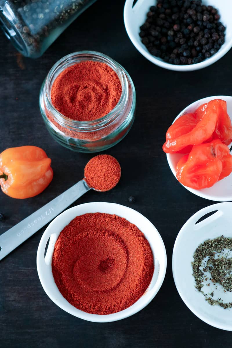 cayenne pepper on white bowl