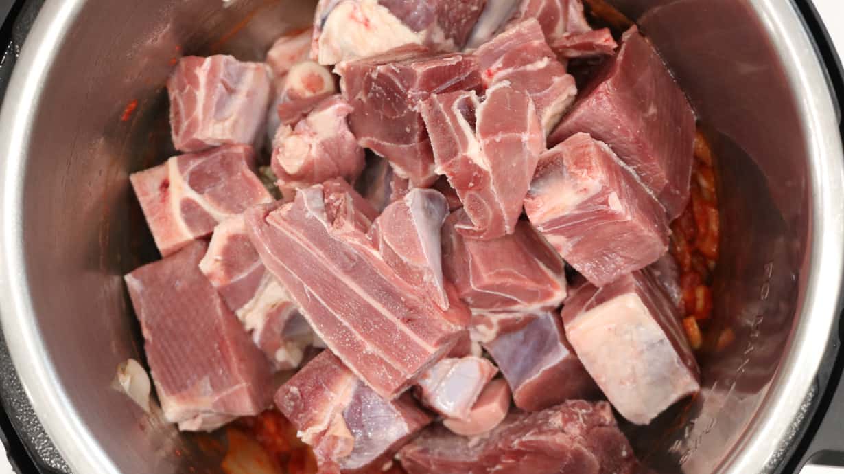 meat in instant pot