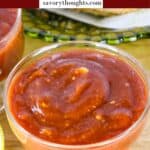 Horseradish Cocktail Sauce Pinterest Pin- Savory Thoughts